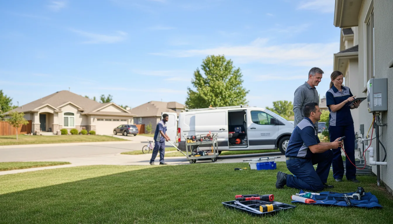 Tankless water heater service in Angleton, TX